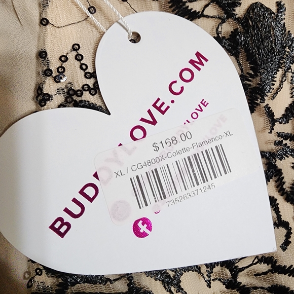 Buddy Love Black Floral Lace Dress - Picture 6 of 7